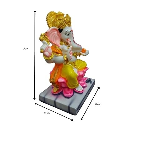 OM GIFT Ganesh Bhagwan ki Murti for Home temple Decorative Showpiece - 18  cm Price in India - Buy OM GIFT Ganesh Bhagwan ki Murti for Home temple  Decorative Showpiece - 18