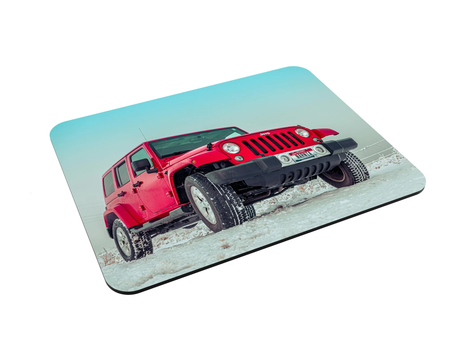 Car-Themed Red Color Car Mouse Pad – Premium Non-Slip Mouse Pad with Stunning Car Image Designs – Durable & Comfortable for Work, Gaming, and Home Office