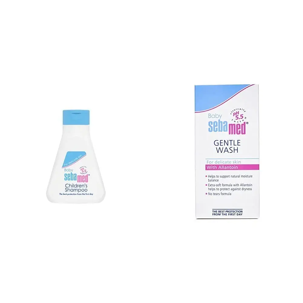 Sebamed Children’s Shampoo (50ml) & Seba med gentle baby wash ( 50ml)