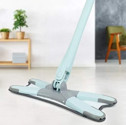 Adjustable 360° Flat Hand Mop | Easy Squeeze for Floors, Walls & Ceilings