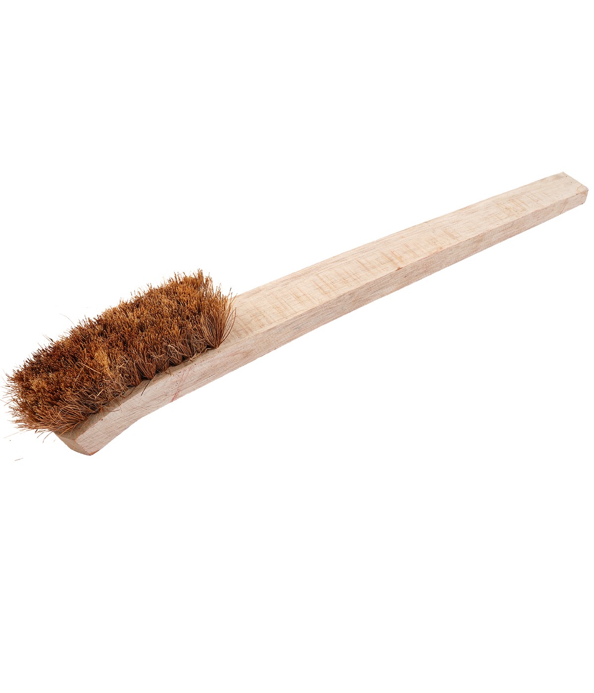 Natural Coir Bristle Hockey Toilet Brush - Eco-Friendly Cleaning for a Sparkling Bathroom – 20 inches (pack of 1)