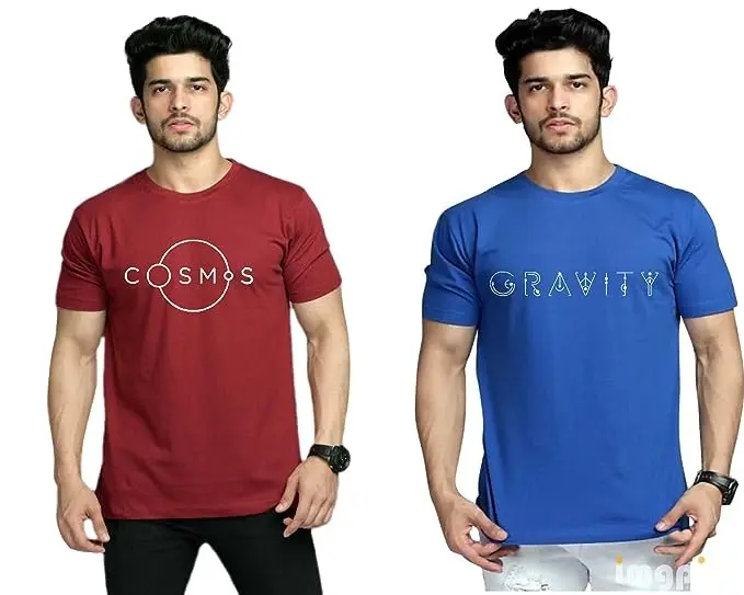 Philodox by attire Combo T Shirt for Men - Space Gym