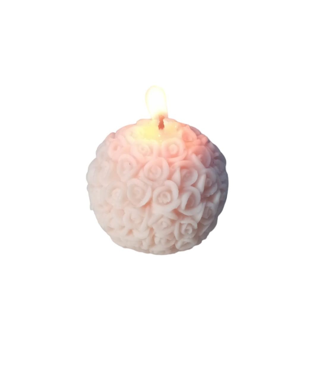 Blushing Rose Ball Candle - 33g Petite Perfection