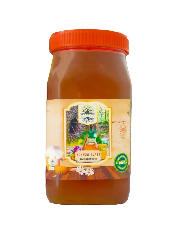 1kg Organic Burrow Honey