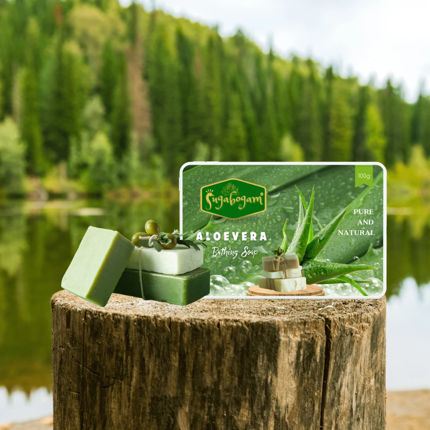 Aloevera Soap - 100g - Pack of 2