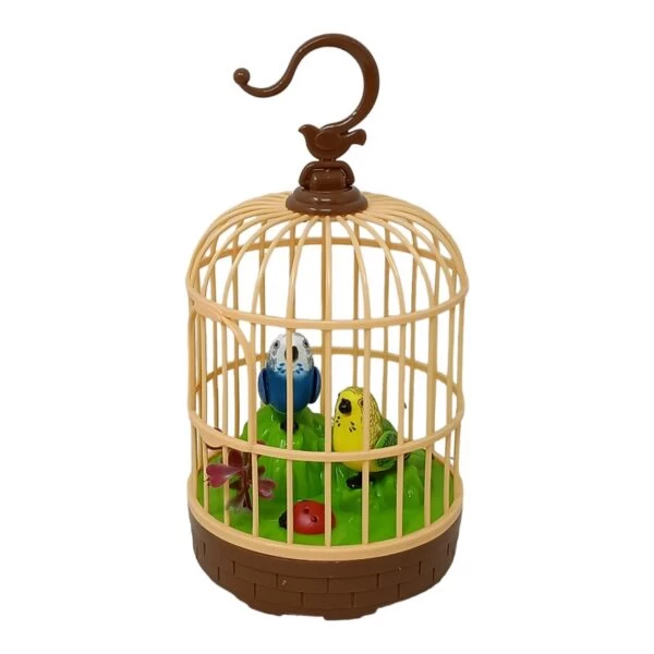 Medium Bird Cage With Sensor & Music - Elegant Home for Your Feathered Friend