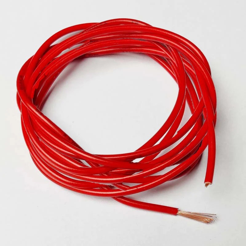 asmon PVC 1 sq/mm Red 10 m Wire  (RED)