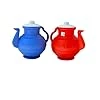 Nv thuligal Ketley Plastic Water Jug Pot for Easy Water handling Capacity (2 Litter) (RED & Blue) (Blue)