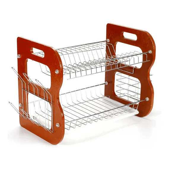 Dish Drying Rack 2 Tier Attractive Design Rack for Kitchen Use