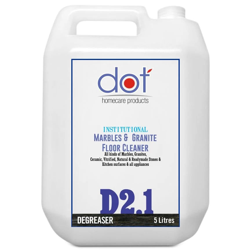 DOT Marbles, Granite Floor Cleaner 5 Litres | Degreaser | Indian and Imported floorings, fiberglass sinks, kitchen surfaces, heavy oil stain remover