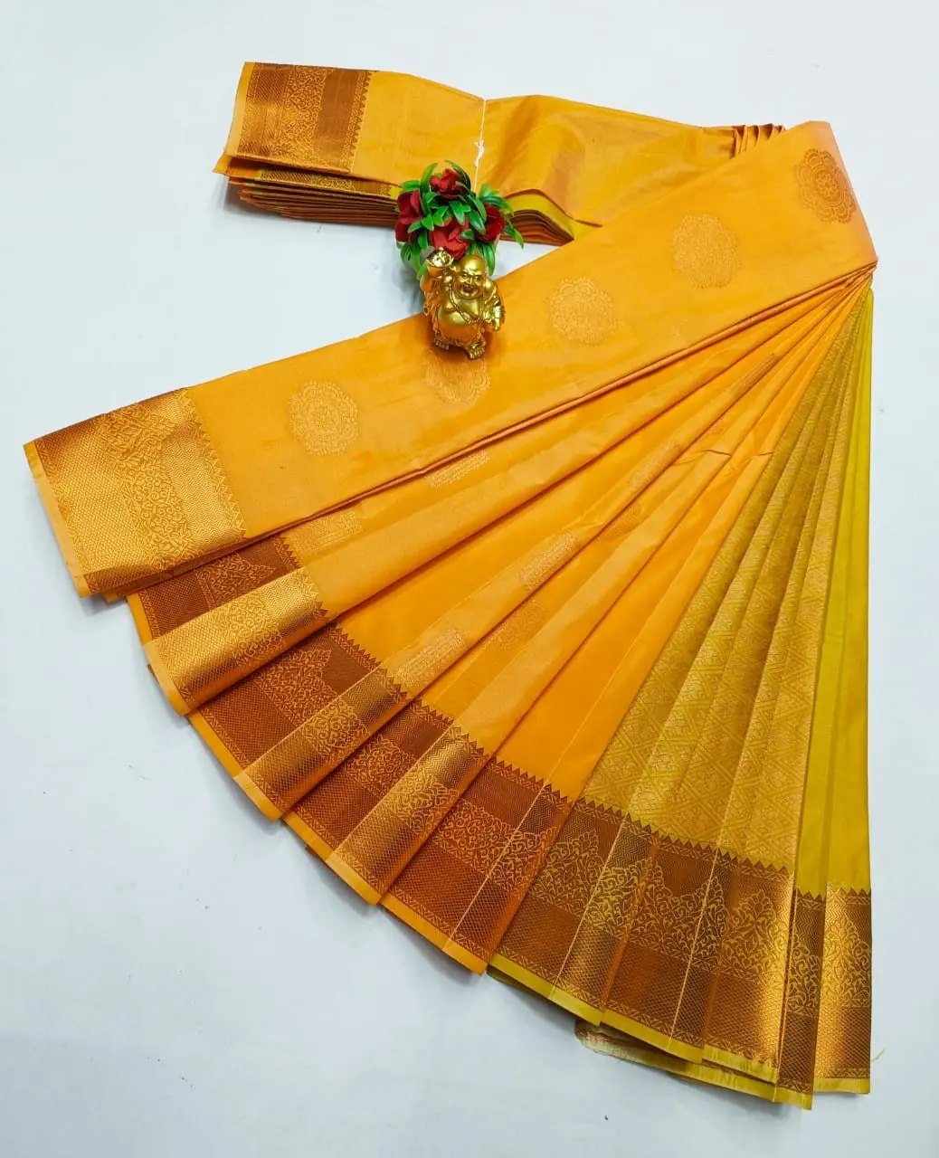 Kanchipuram semi Soft silk model sarees.