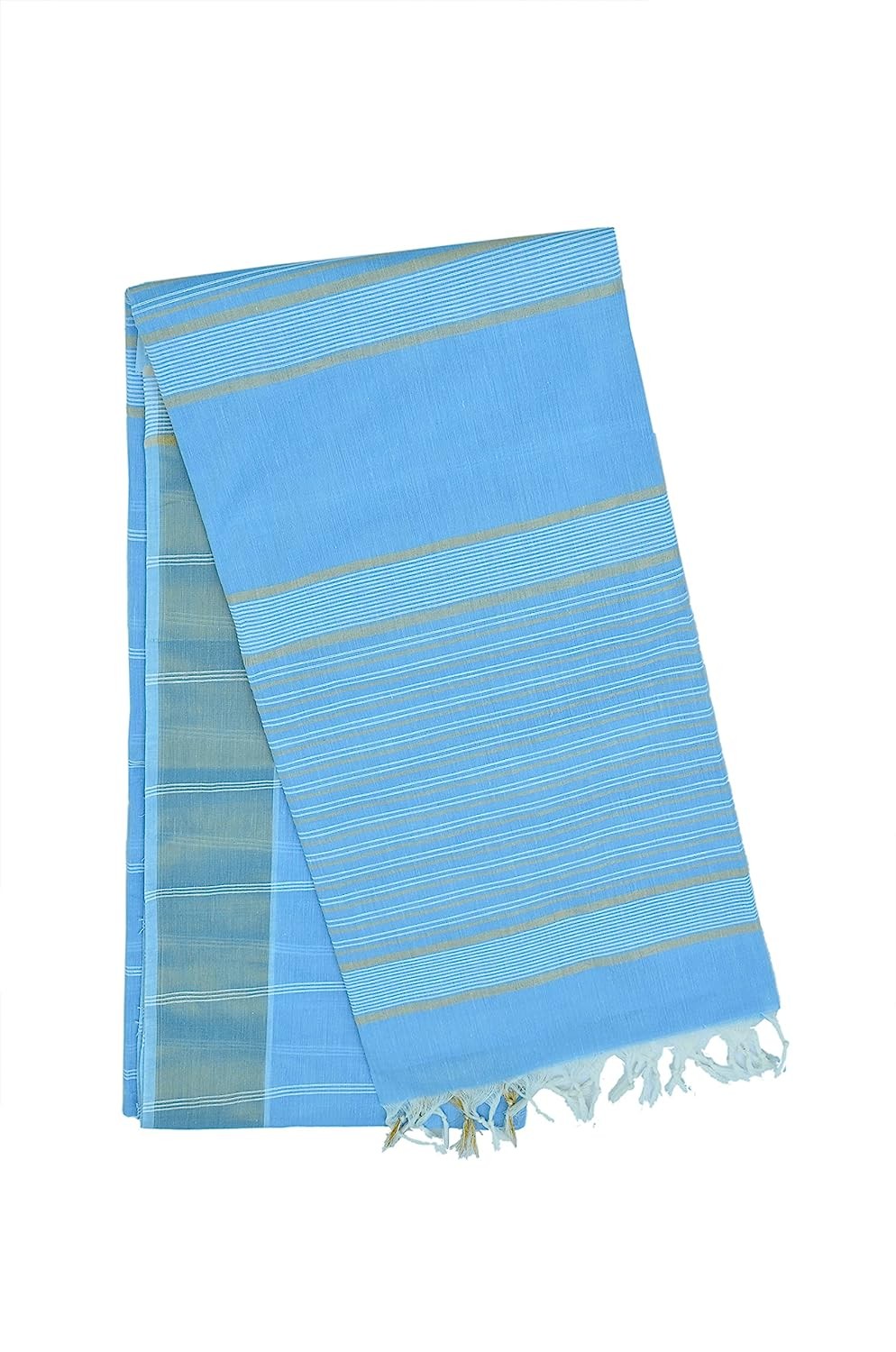 Jute Cotton saree with zari border