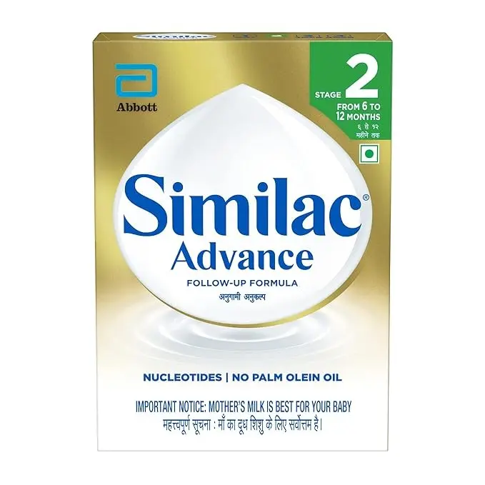 Similac Infant Advance Stage 2 Follow-Up Powder Formula, From 6 To 12 Months, 400G Box, With Immunity Building Nucleotides At Tpan Level