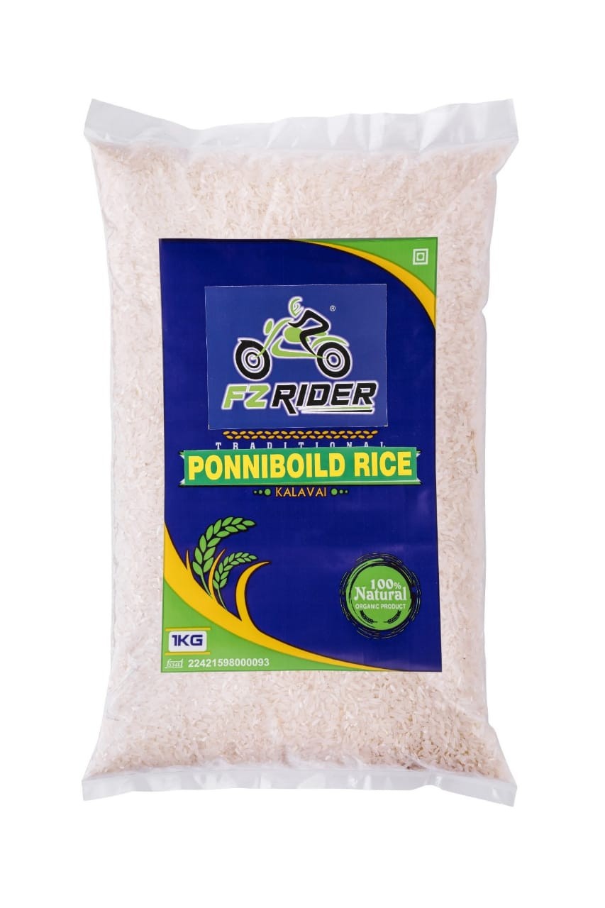 FZRIDER Broken Rice - Ponnibold: Versatile and Flavorful -2Kg (Pack of 2)