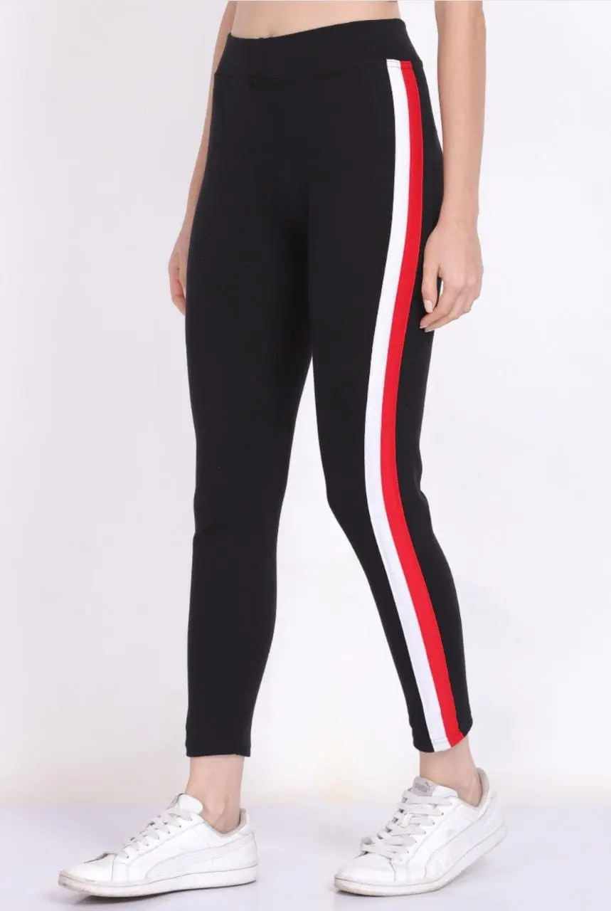 Jeggings with stripe down the side best sale