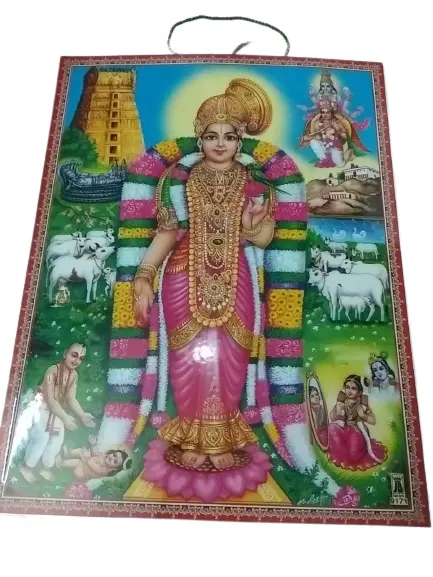 Photo Frame Lord  1, Andal Amman Religious Photo Photo Laminations (Length : 9 inch/height : 12 inch)  Total 3 photo