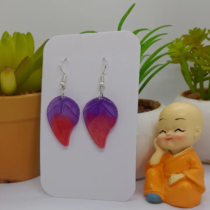 Epoxy Resin Handmade Fashion Earrings | Stylish & Unique Earrings for Women