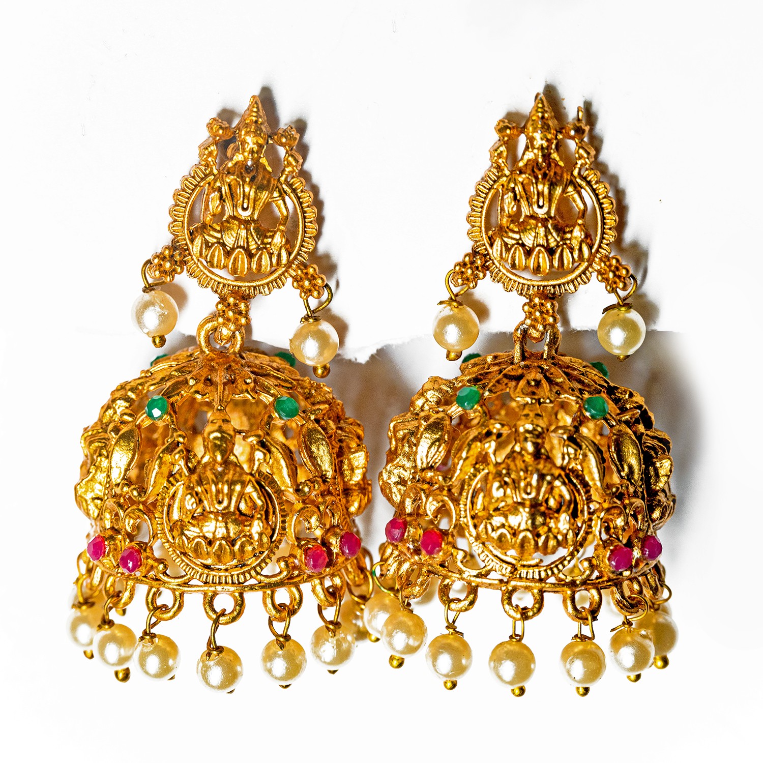 Buy online Gold Metal Jhumka Earring from fashion jewellery for Women by  Oomph for ₹369 at 87% off | 2024 Limeroad.com