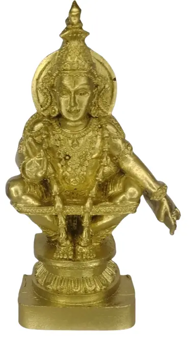 AYYAPPA Idol/SABARIMALAI IYYAPPA/Lord AYYAPPA Idol Statue  8 CM HEIGHT