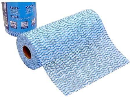 MRA ENTERPRISES Non- Woven Disposable Reusable Towels Like Kitchen Cleaning Towel - Multi-Uses Dish Cloths Washable Towel Roll