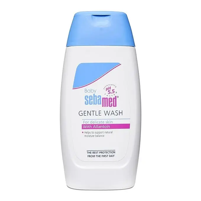 Sebamed Baby Gentle Wash 200 ml | pH 5.5 | Body Wash|Soap Free | Tear Free