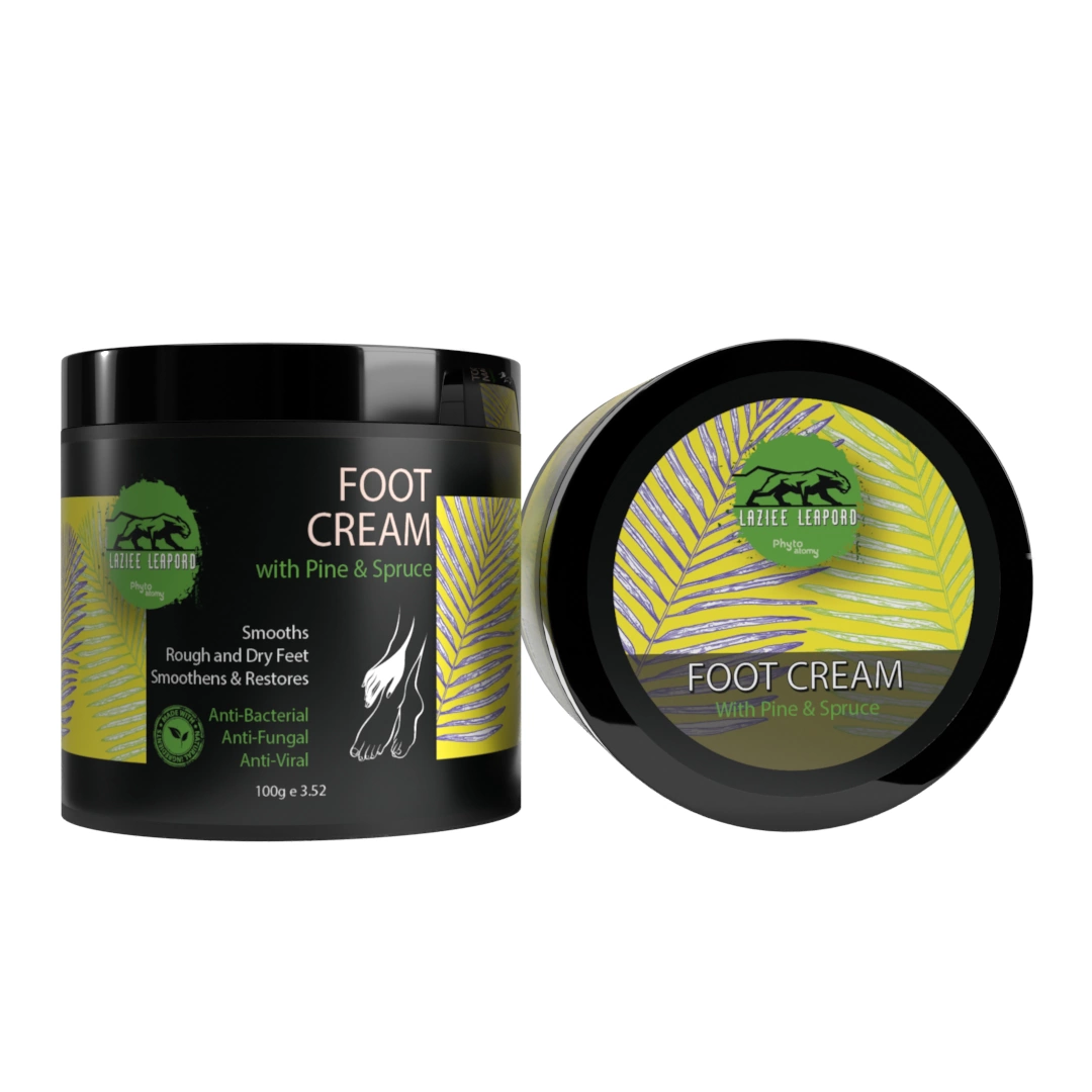 LAZIEE LEAPORD Foot Cream with Pine & Spruce | Nourishing & Refreshing Foot Care