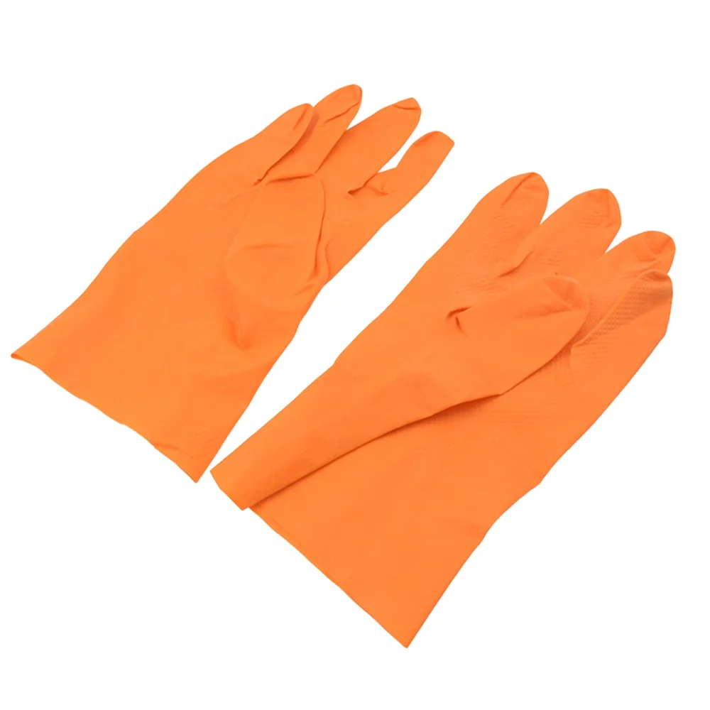 Multipurpose Rubber Gloves: 2 Gloves for Kitchen, Garden, & Cleaning