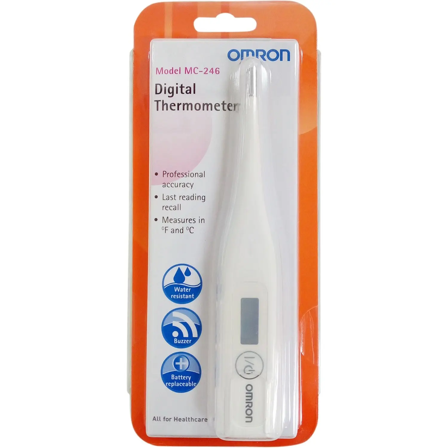 Digital Thermometer | Omron MC-246 for Fast & Accurate Readings