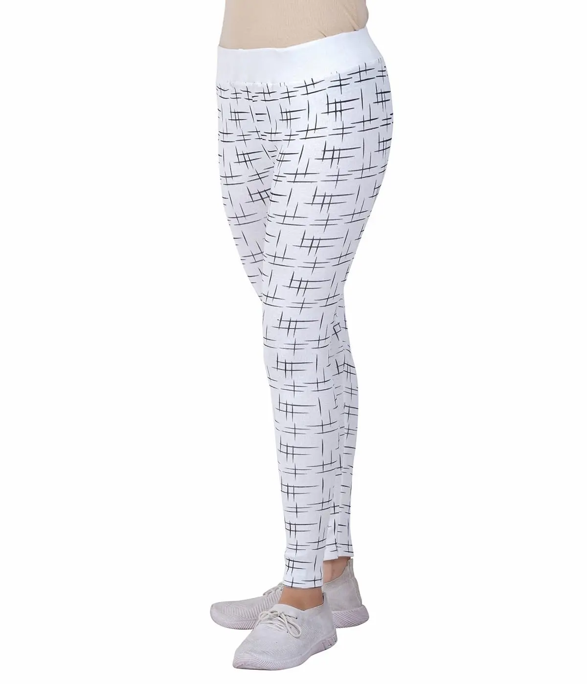 Jegging for women design white