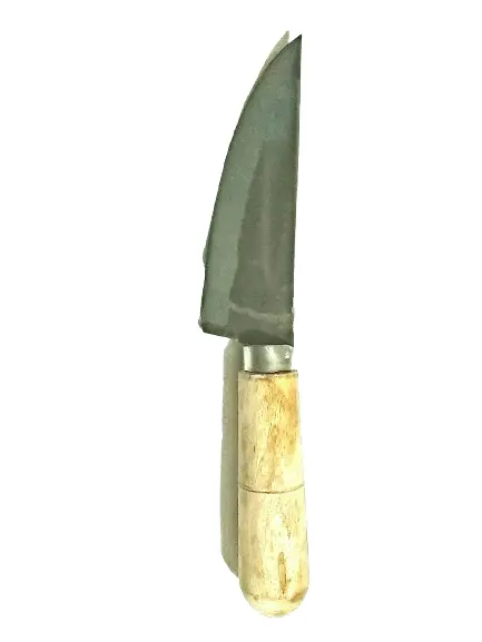 Knife with wood handle  Non Slip Grip Pakka Wood Handle, Heavy Duty Blade,use for Cutting Meat, Vegetable, Fruit 10 inch Knife