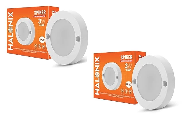 Halonix Spiker 3w 6500k Cool Day White Round Led Downlighter