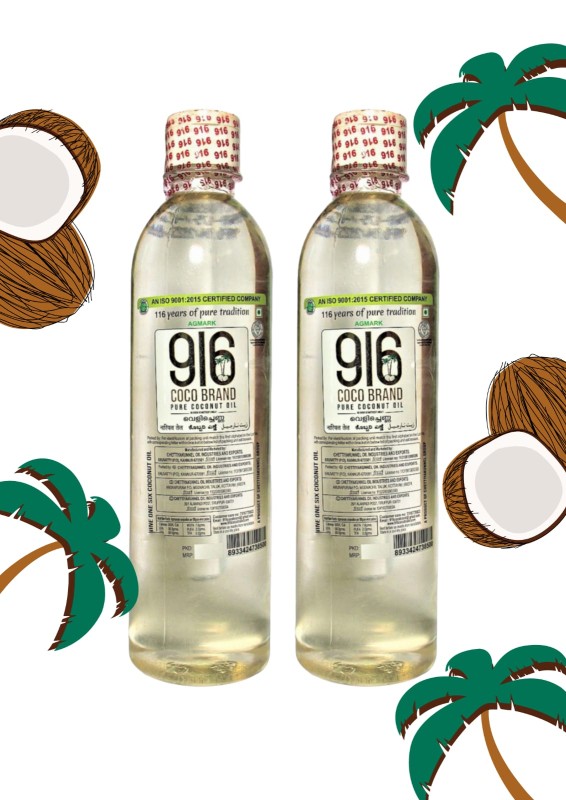 Coconut Oil (2 litre) / Tasty Coconut food oil / Virgin Hair oil / pure coconut oil / Healthy oil / Fresh tender coconut oil (2000 ml)