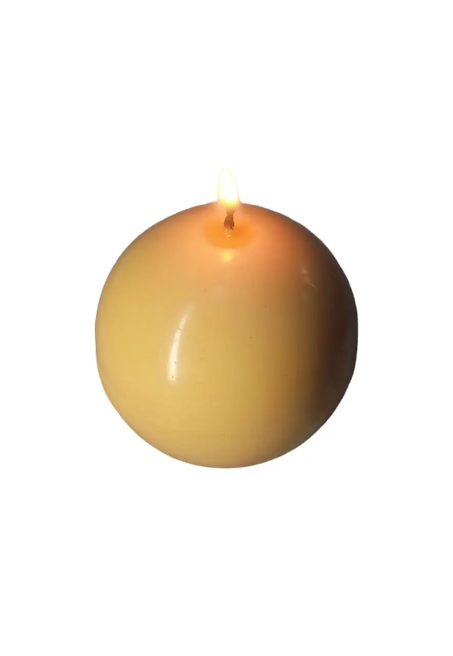 Orange Egg-Shaped Soy Candle 65g - Shop Now