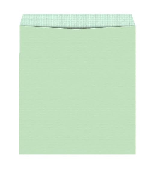 A4 Size Mint Green Envelopes cloth line Courier cover Pack of 50