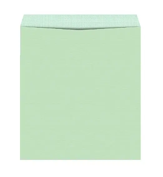 A4 Size Mint Green Envelopes cloth line Courier cover Pack of 50