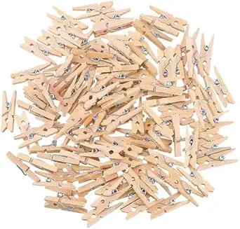Wooden Pegs for Crafts and Home Use Pack of 20