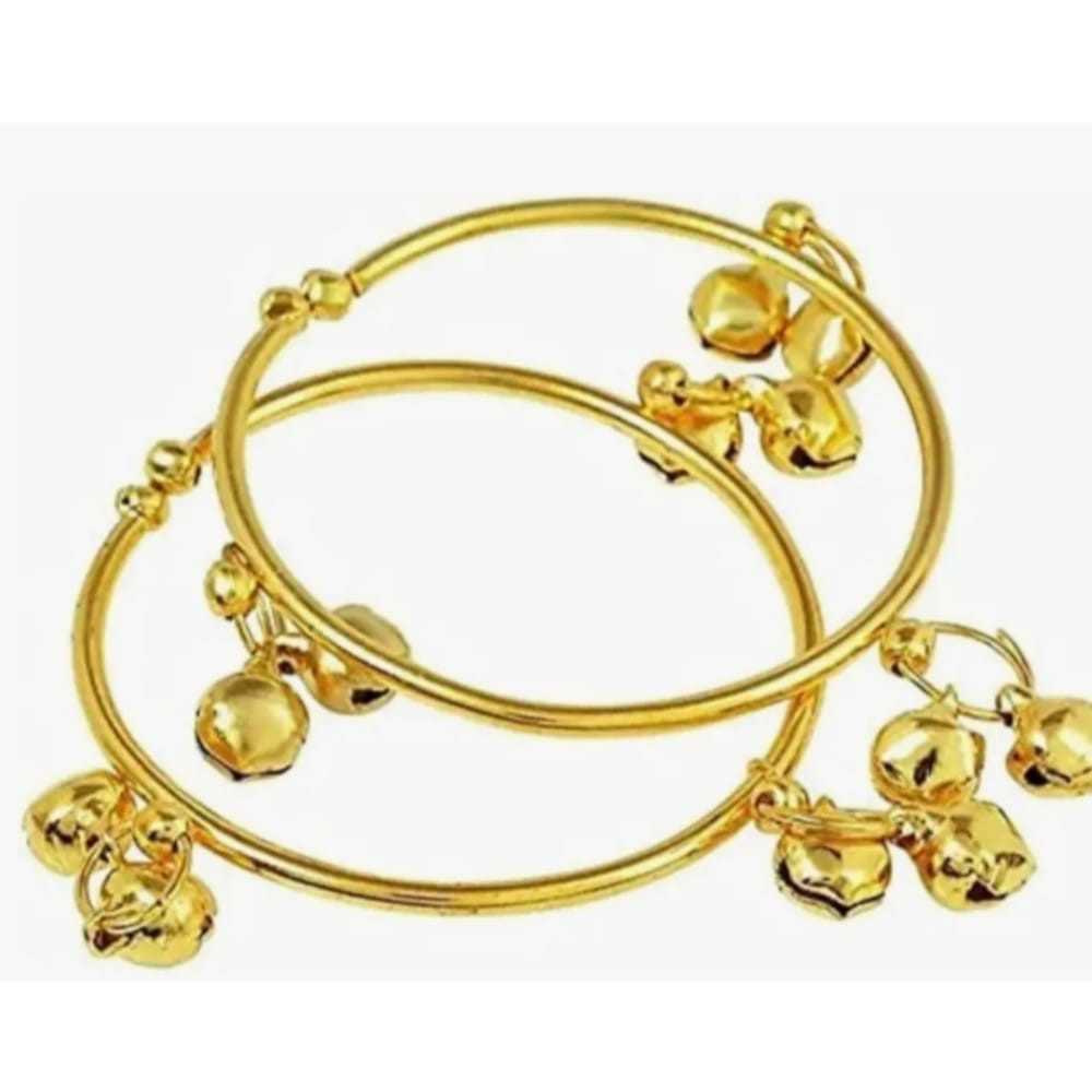 Gold-Plated Newborn Anklets | Tiny Treasures for Tiny Toes