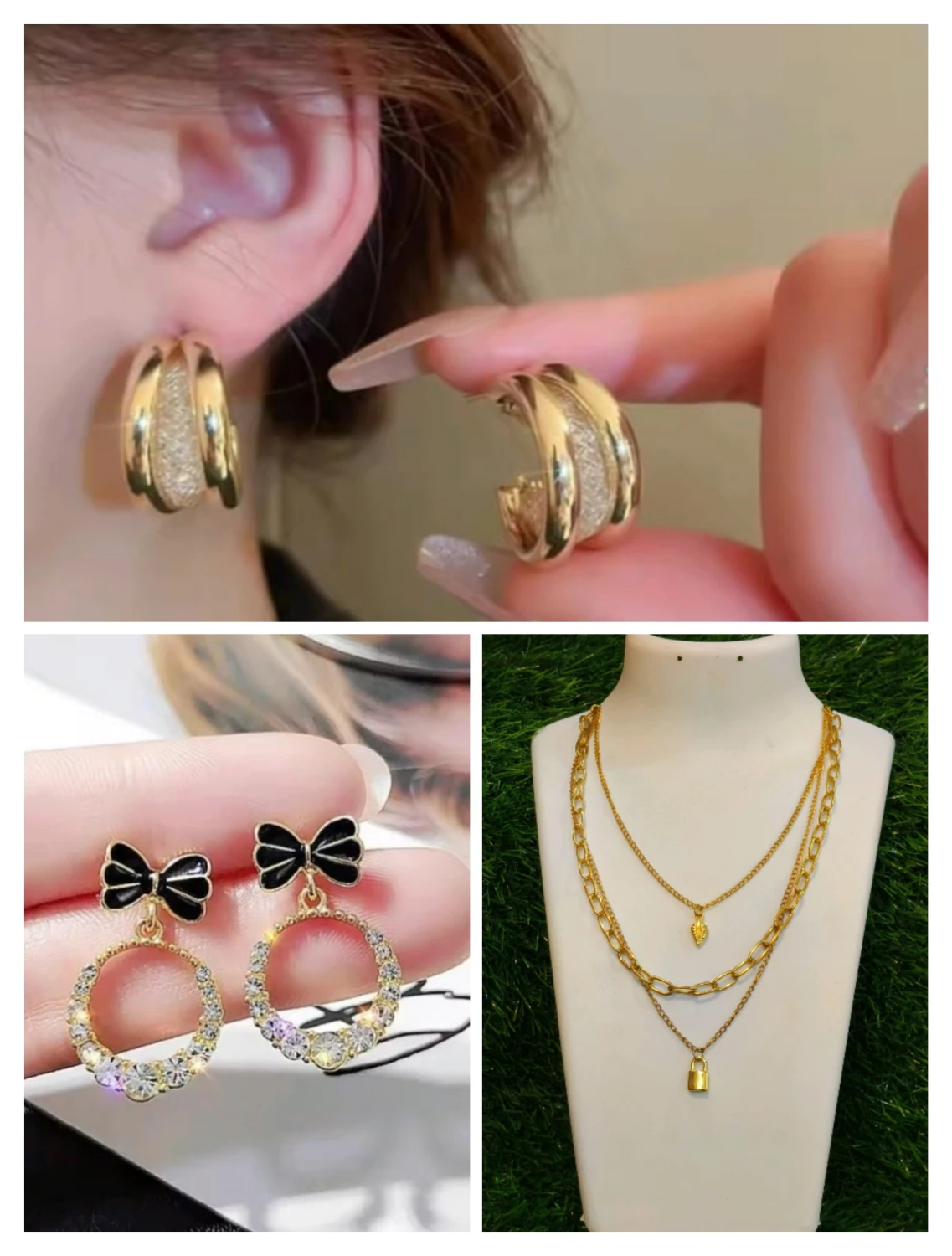 Combo korean earings