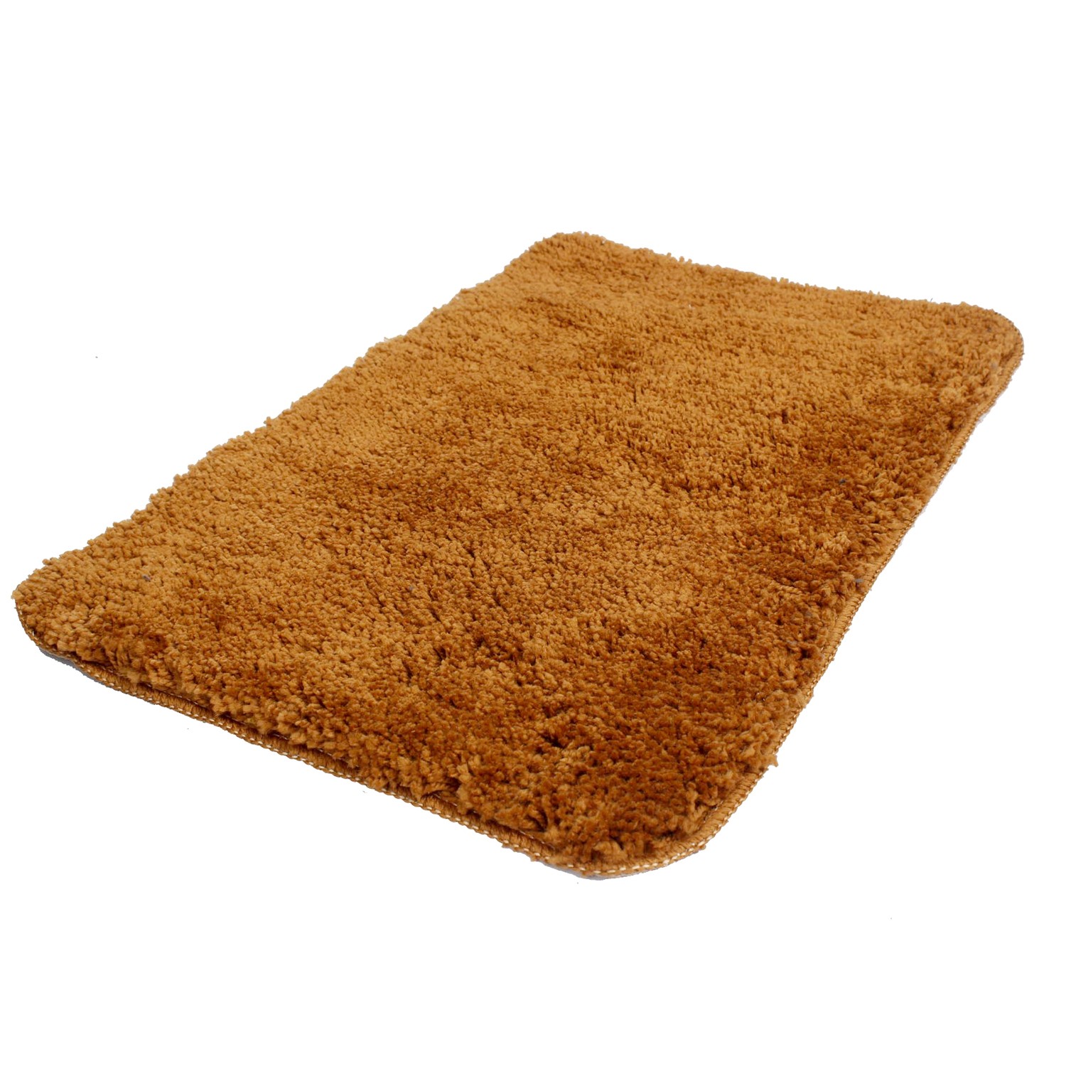 Door Mat Anti-Skid Living Room Bath Room Quick Drying Absorbent Mat for Home and Kitchen (60cm x 40cm) | Plain | Brown Color