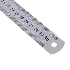 NV THULIGAL Steel Scale/Ruler 1 Foot (30 cm/ 12")
