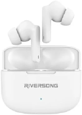 Riversong Airfly L6 TWS Earbuds - White, Wireless Headphones Headset