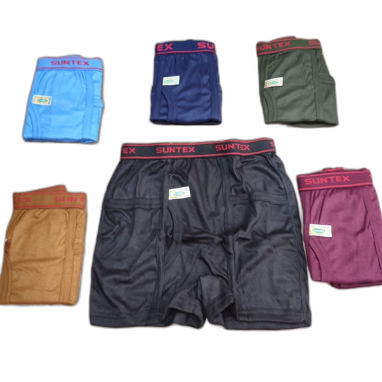 Cotton With Outer Elastic Trunk | Inner Wear For Men (Pack Of 6, Multicolor)