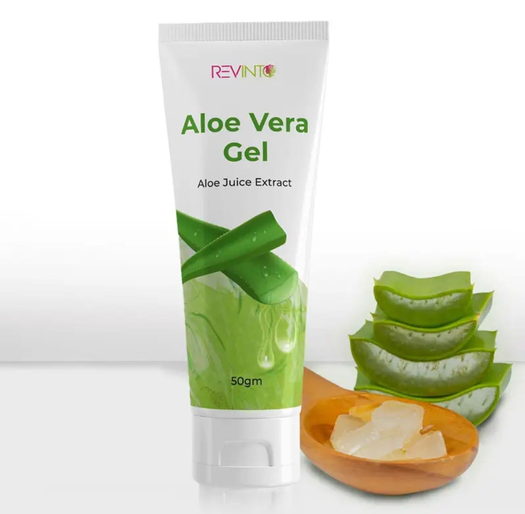 REVINTO ALOVEREA GEL | 50GM |  It deeply nourishes the skin, helps prevent acne and blemishes, and reduces pigmentation