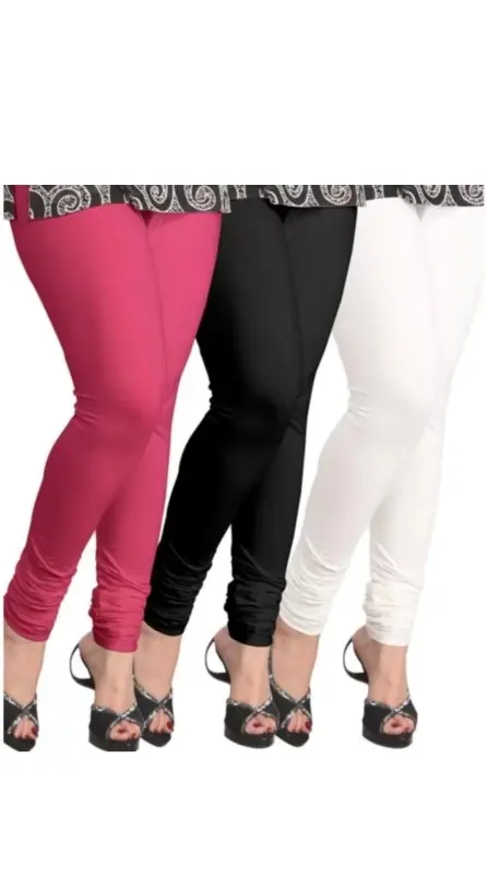 Women Leggings Multi Color Combo Pack 3 | REGULAR Cotton Leggings