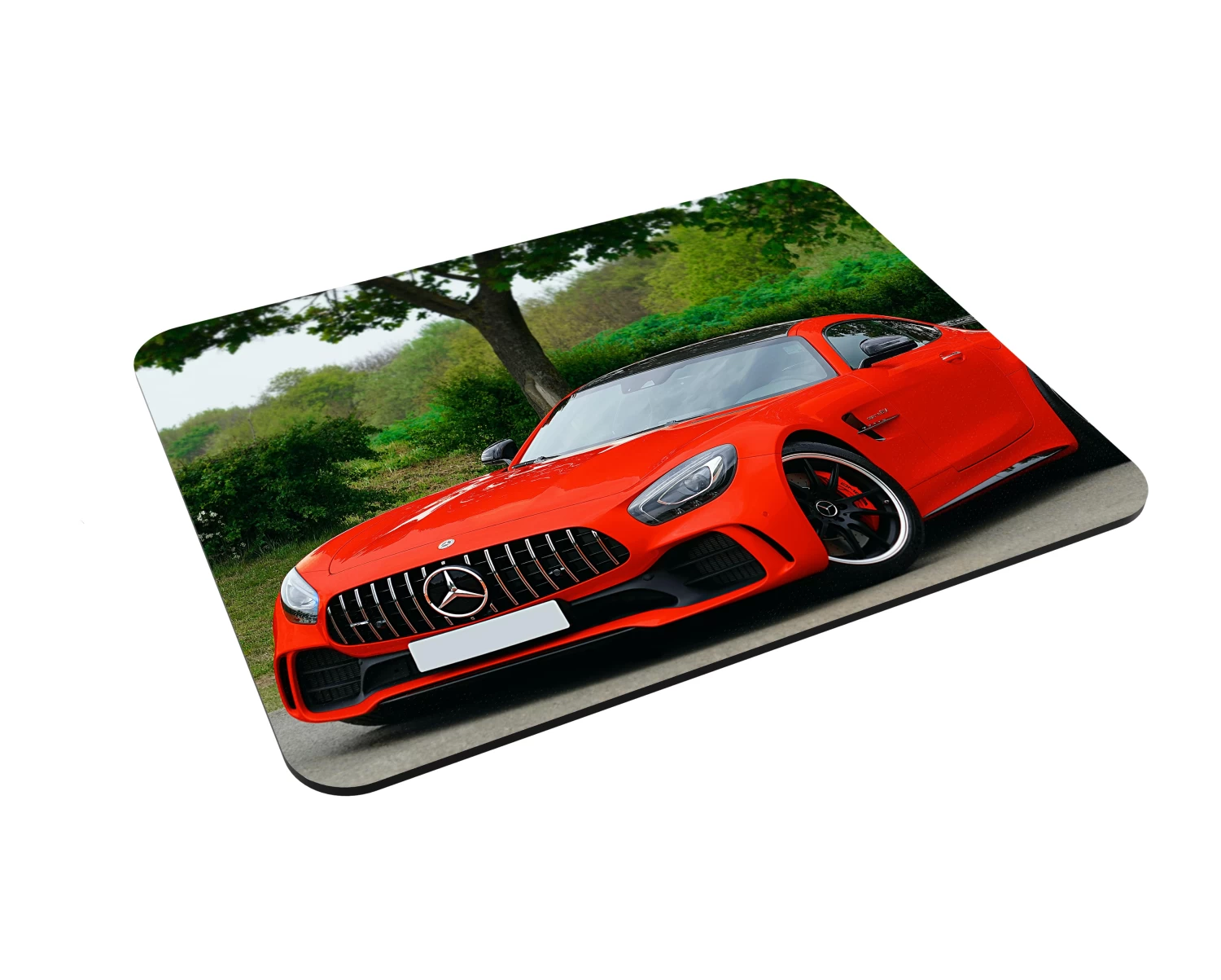 Car-Themed Benz Red Car Mouse Pad – Premium Non-Slip Mouse Pad with Stunning Car Image Designs – Durable & Comfortable for Work, Gaming, and Home Office