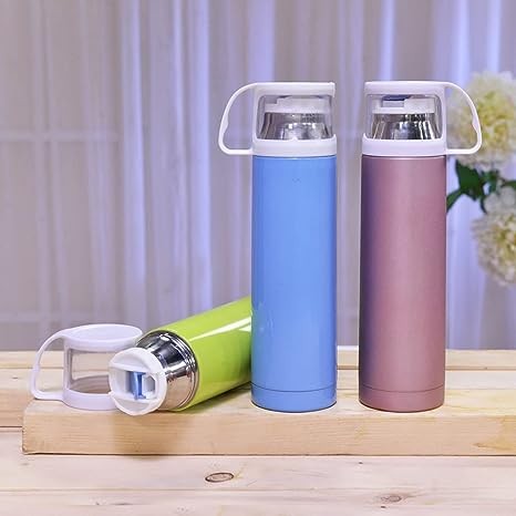 MRA ENTERPRISES Stainless Steel Vacuum Flask - Insulated Sipper Water Bottle for Sports & Multipurpose (1Pcs) (350ml)
