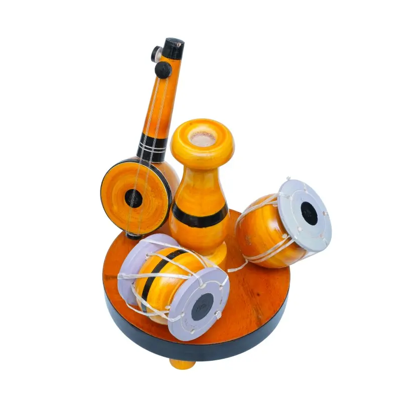 R K Enterprise's Wooden Mini Music Set/ Showpiece/ Gift/ Eco friendly