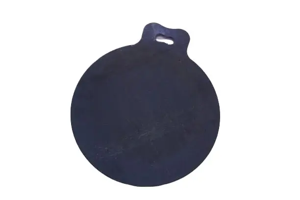 Iron Flat Dosa Tawa|Pan Dosa Plain Turner Maker Without Handle 5 MM Thickness - Large (Black)