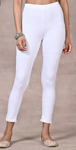 JEGGING FOR WOMEN PLAIN WHITE