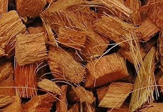 Natural Coconut Husk Chips for Orchits Planting Pooja can used as Fertilizer best for Homam Yhagam Grow Bag Filling High Water Retention PACK OF 2(250 X2-500 Grams)